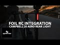 Campbell 20 aero rear light  the perfect integration for the foil rc