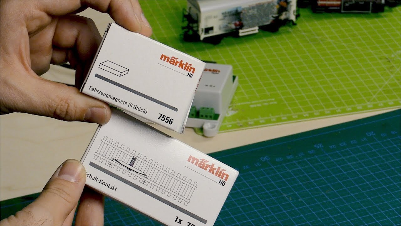 Märklin Reedkontakte (Schaltkontakte)  anschliessen - Märklin Anleitung