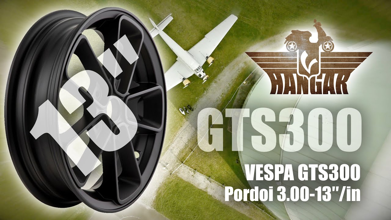 Umbau auf 13 Zoll Räder Vespa GTS300, GTS 300 13