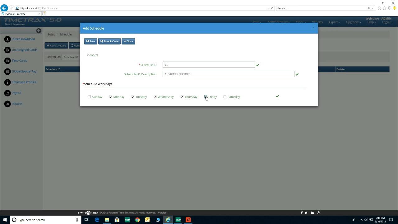 Pyramid TimeTrax Time Attendance Software Setup YouTube