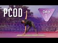 Day 1 of 5 days Yoga For PCOD | Yoga For Beginners