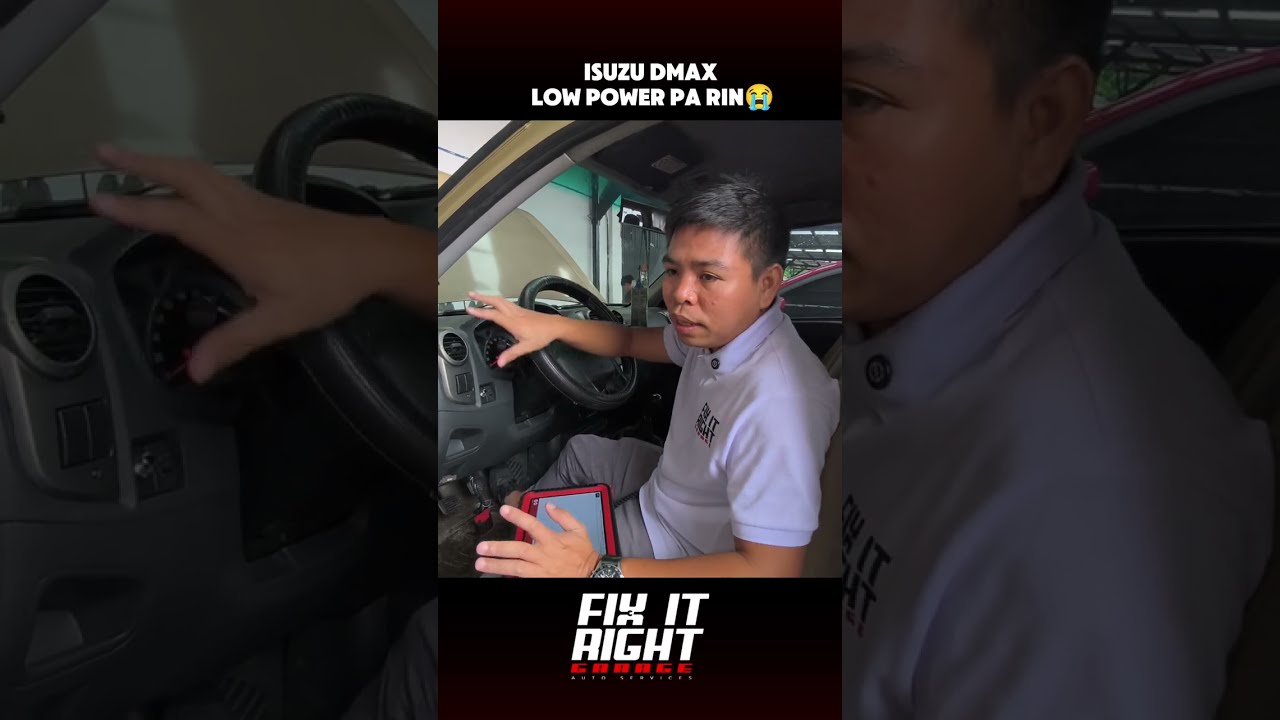 ISUZU DMAX Check Engine| low power