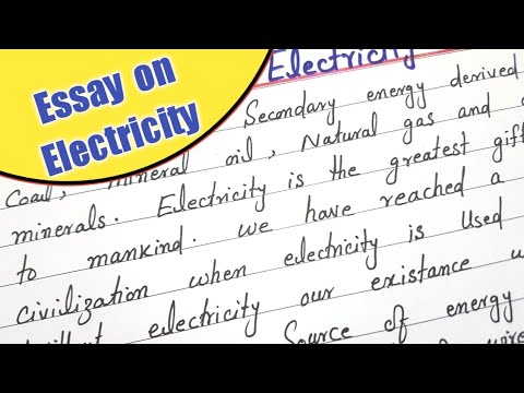 write a short essay about the history of electricity