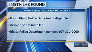 Meth lab found in Ithaca