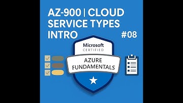 AZ 900 | Cloud Model Services Intro | #08