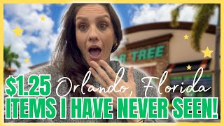 BACK IN FLORIDA *DOLLAR TREE SHOP WITH ME* IN ORLANDO FLORIDA | $1.25 Shocking Finds
