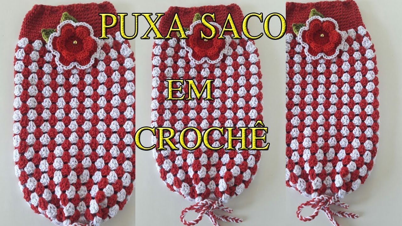 PASSO A PASSO DESSE LINDO PUXA SACO EM DUAS CORES... SIMPLES