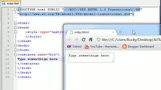 XHTML and CSS Tutorial   43   Text Areas bcE6XOr1N2c Wealth
