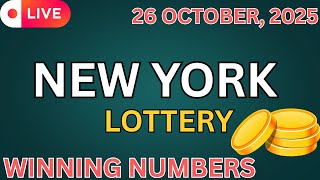 New York Midday Lottery Results For - 26 Oct, 2025 - Numbers - Win 4 - Take 5 - NY Lotto - Powerball