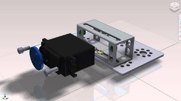 Servo bracket explosion