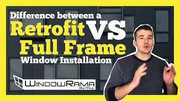 Difference between a Retrofit vs Full Frame Window Installation