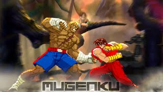 Sagat vs Guy. Capcom Street Fighter vs Final Fight MUGEN Battle