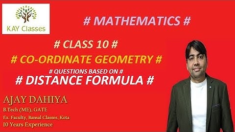 CLASS 10 || LECTURE-5 || CO-ORDINATE GEOMETRY || MATHEMATICS || RD SHARMA QUESTIONS || DAHIYA SIR ||