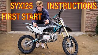 SYX125 First Start Instructions / Troubleshoot Instructions | Kickinpowersports.com