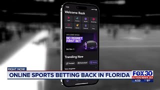 Online sports betting back in Florida | Action News Jax screenshot 1