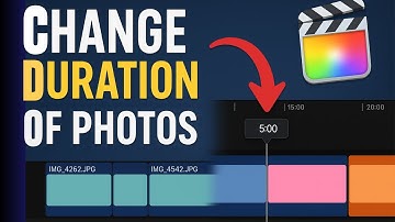 How to adjust photo timing in Final Cut Pro X, final cut pro still image duration