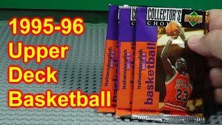 1995-96 Upper Deck Basketball Cards 3 Packs