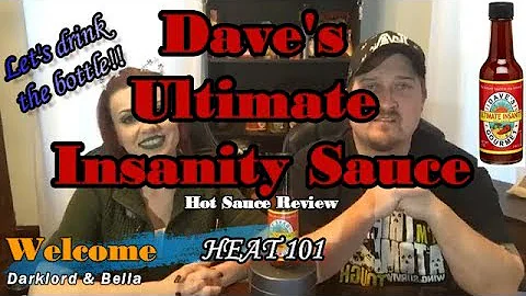 Dave's Ultimate Insanity Sauce Review! We drink the bottle! *Warning* Do not do this!