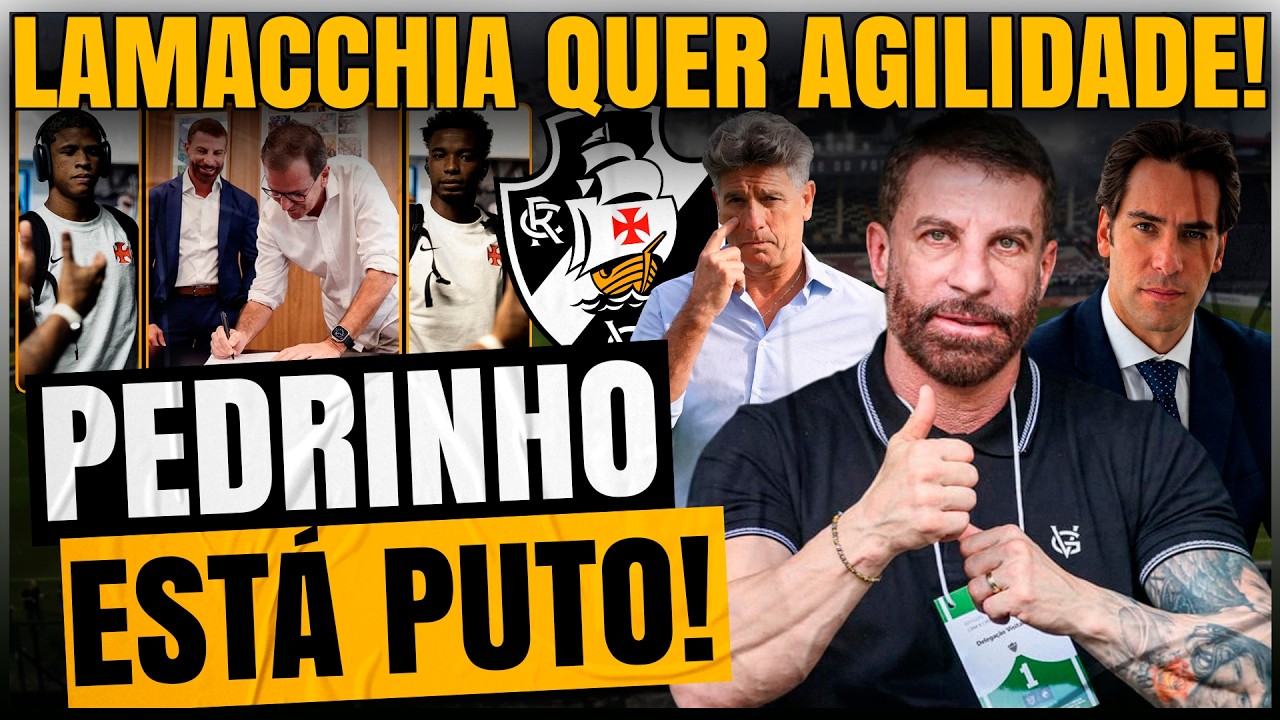 PEDRINHO REAGE A MENTIRAS! MARCO LAMACCHIA QUER AGILIZAR SITUAÇÃO DA COMPRA DA SAF!