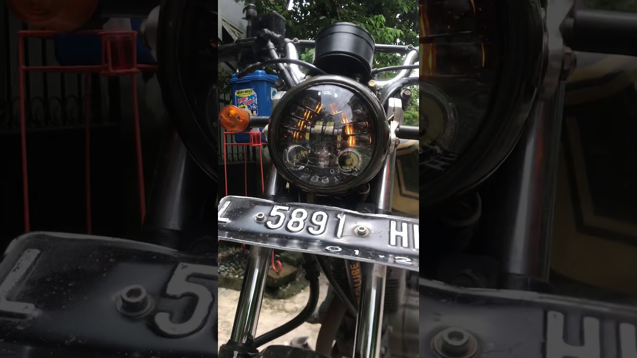 Contoh pemasangan daymaker 5,75  di batok L2G