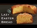 Lazy Easter Sweet Bread (No-Knead, No-Shape)
