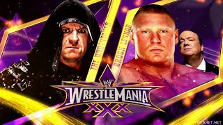 Brock Lesnar and Undertakers WrestleMania 30 feud