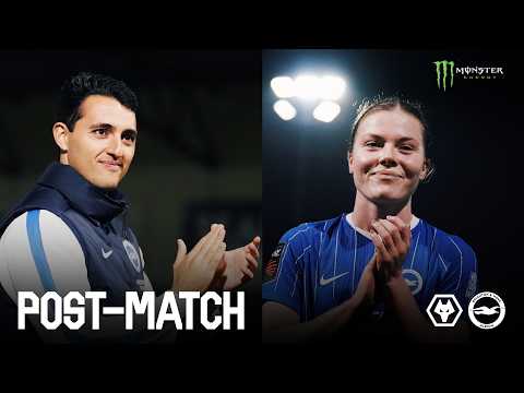 POST-MATCH | Arturo Ruiz and Emily Murphy | Wolves v Brighton | Subway Players Cup 🗣️🎙️
