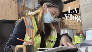 🇺🇸Vlog I Eng) LA 건축 디자이너 직장인 Vlog, 미국 직장인의 점심은? 미국직장인들은 회식때 뭘할까, 쓰리 잡 직장인 브이로그