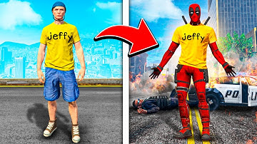 Jeffy Becomes DEADPOOL in GTA 5!