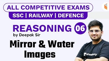 4 PM: All Competitive Exams | Reasoning By Deepak Tirthyani | Mirror & Water Images