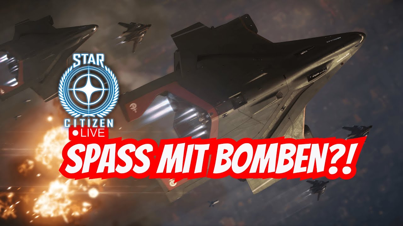 LIVE Star Citizen | Bomben-Experiment! Was taugen Bomben wirklich?