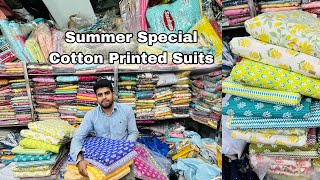 Printed Cotton Camric Summer Special Suits In Ludhiana | Guru Mehar Textile |