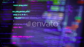 Blocks of Abstract Program Code | Motion Graphics - Envato elements
