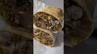 Proper Meat Lovers Breakfast Burrito from Toasty Burrito Project in Burbank, CA #Food #Foodie