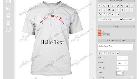 #5 Product Designer - How to add Text & Curve Text on Design?