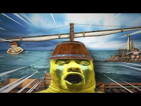 Rafts on the sea - Rusty Rafts