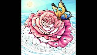 Download Lagu 🌹 🥀 #nature #coloring #satisfying #colorful #happy #butterfly #rose MP3