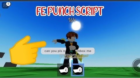 ROBLOX FE PUNCH SCRIPT using FLUXUS EXECUTOR played at FENCING & THE CHOSEN ONE- script on comments
