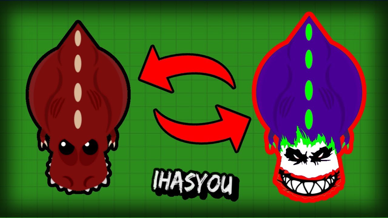 MOPE.IO EVIL VILLAIN!! THE JOKER T-REX RIPS ANIMALS APART!! Mope.io T ...