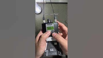 IEM Beltpack Panel Lock  - Shure PSM1000 P10R+ Self Help