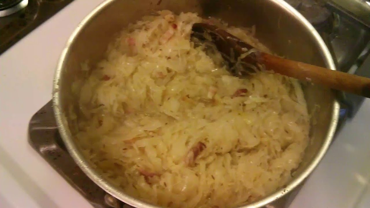 Erwin Gaa Sauerkraut for Jamie YouTube