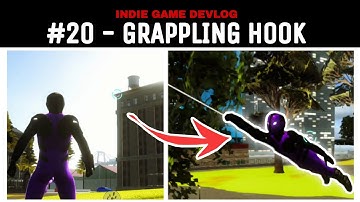 #20 Adding New Grappling Hook | SKULL MASK Devlog | Open World | Indie Game Devlog | Just Cause