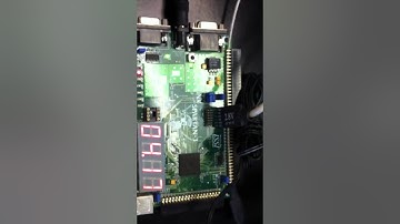 Digital Clock on Xilinx Spartan-3 FPGA Board