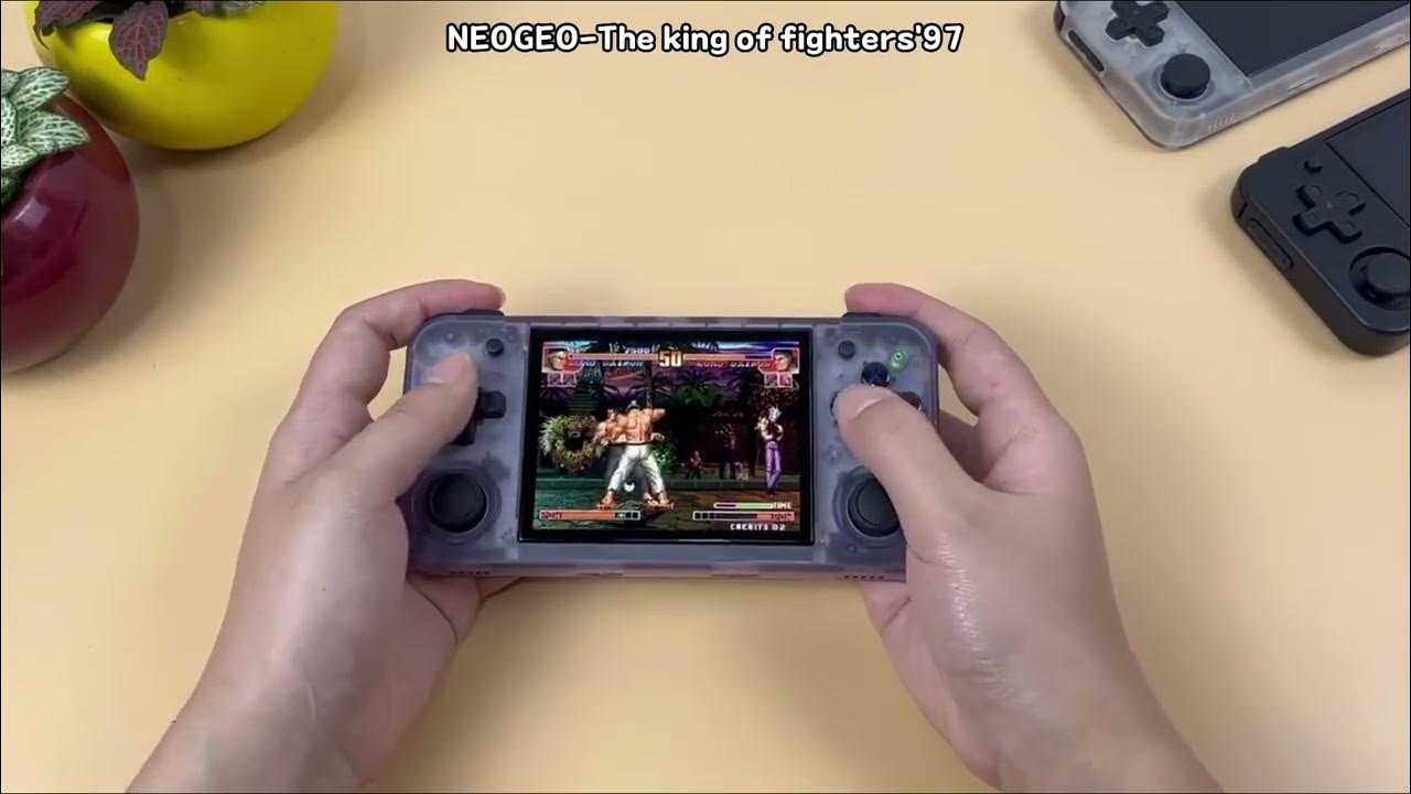 ANBERNIC RG 35XX H Retro handheld consoles: games and demonstration of  extended features 