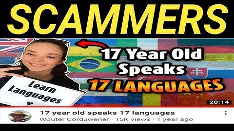 WOUTER CORDUWENER AND DANIELA SZEP THE FAKE POLYGLOT SCAMMERS. THEY CAN