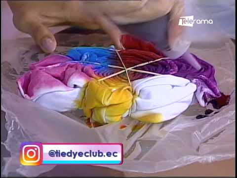 Aprenda a pintar camisetas Tie Dye