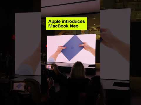 Apple announces their new entry-level laptop, MacBook Neo.