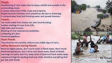 Ch 11 Natural Disasters Social Science Class 5 Part-3