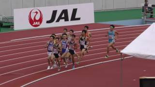 20161022ユース陸上男子800m予選2組