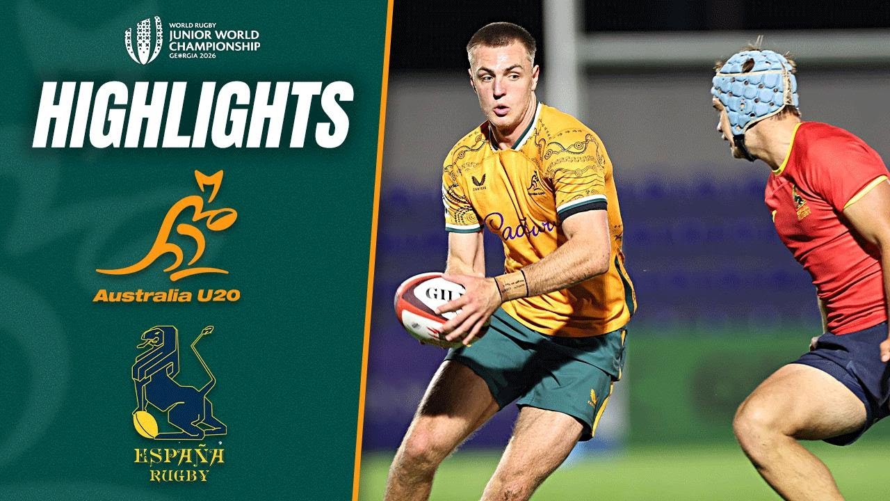 Australia U20 v Spain U20 Highlights | Junior World Championship | Round 1